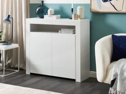 Beliani Senkki 2 Ovea Led-Valo Valkoinen Covina Clearance