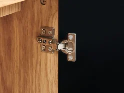 Beliani Senkki 2 Ovea Vaalea Puu/Musta Bristow Shop