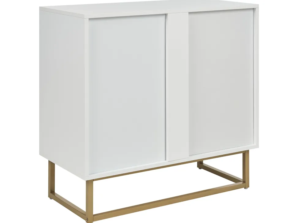 Beliani Senkki 2 Ovea Valkoinen/Vaalea Puu Alaska Sale