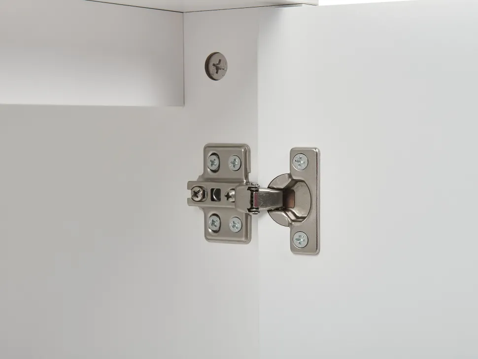 Beliani Senkki 2 Ovea Valkoinen/Vaalea Puu Alaska Sale