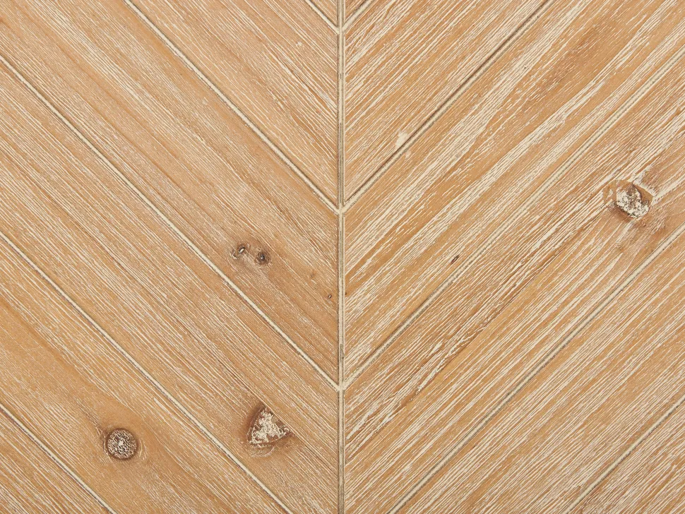 Beliani Senkki 2 Ovea Valkoinen/Vaalea Puu Alaska Sale