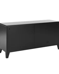 Beliani Senkki Teras 3 Ovea 2 Hyllya Musta Cardiff New