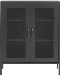 Beliani Senkki Teras 2 Ovea 3 Hyllya Musta Wakatipu Cheap