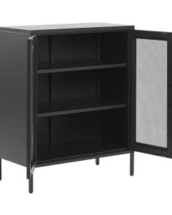 Beliani Senkki Teras 2 Ovea 3 Hyllya Musta Wakatipu Cheap