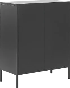 Beliani Senkki Teras 2 Ovea 3 Hyllya Musta Wakatipu Cheap