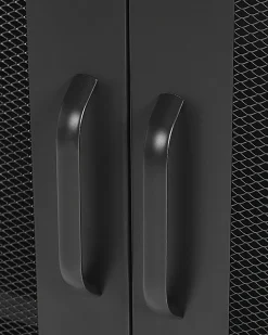 Beliani Senkki Teras 2 Ovea 3 Hyllya Musta Wakatipu Cheap