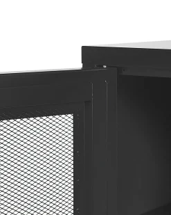 Beliani Senkki Teras 2 Ovea 3 Hyllya Musta Wakatipu Cheap