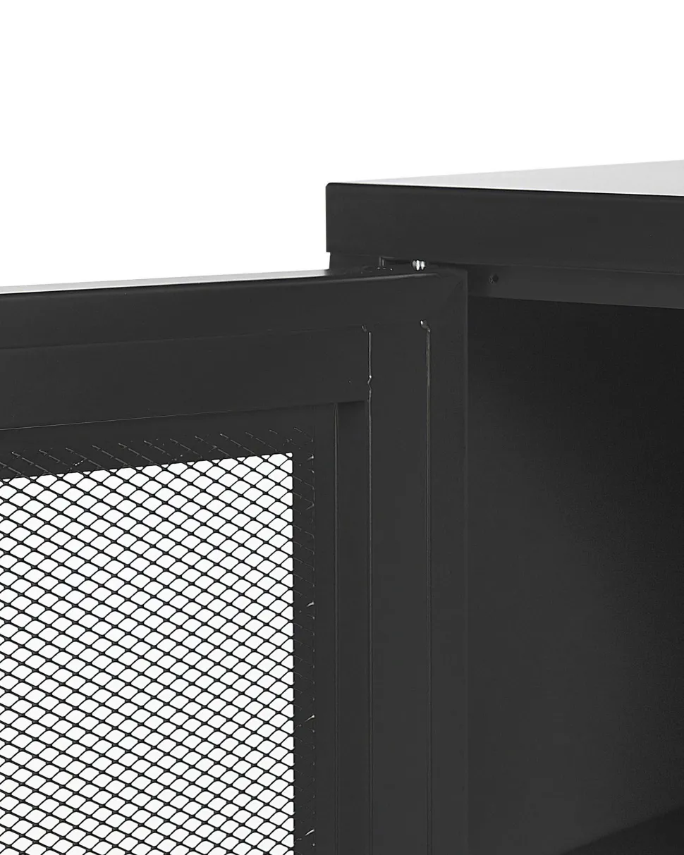 Beliani Senkki Teras 2 Ovea 3 Hyllya Musta Wakatipu Cheap