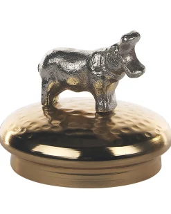 Beliani Säilytyspurkki Alumiini/Lasi Kulta/Hopea 2 Kpl Laki Best Sale