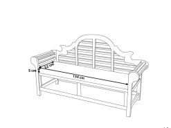 Beliani Sininen Kuvioitu Pehmuste Marlboro/Java/Toscana Outlet