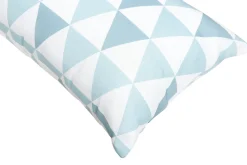 Beliani Sininen/Valkoinen Koristetyynysetti Ulkokayttoon 40 X 70 Cm 2Kpl Trifos Best