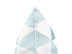 Beliani Sininen/Valkoinen Koristetyynysetti Ulkokayttoon 40 X 70 Cm 2Kpl Trifos Best