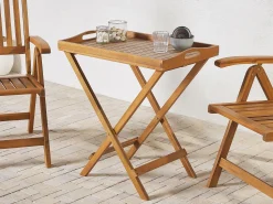 Beliani Sivupoyta Akaasia Vaalea Puu Java Store