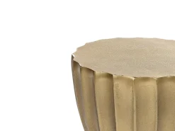 Beliani Sivupoyta Alumiini Kulta Ouyen Flash Sale