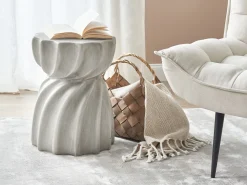 Beliani Sivupoyta Harmaa Algua Best Sale