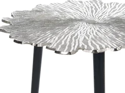 Beliani Sivupoyta Hopea/Musta Puhoi Best Sale