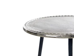 Beliani Sivupoyta Hopea/Musta Telfer Flash Sale