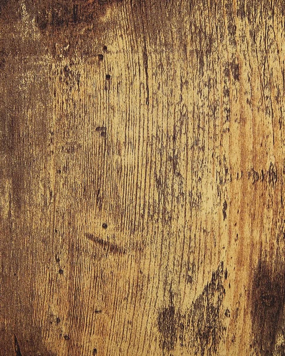 Beliani Sivupoyta Laatikko Hylly Tumma Puu/Musta Berkley Best Sale