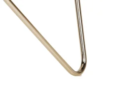 Beliani Sivupoyta Lasitasolla Metalli Valkoinen/Kulta Meridian Ii Online