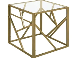 Beliani Sivupoyta Lasitasolla Metalli Kulta Orland Store