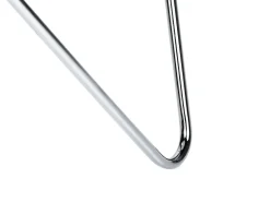 Beliani Sivupoyta Lasitasolla Metalli Valkoinen/Hopea Meridian Ii Best