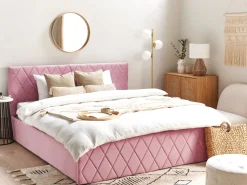 Beliani Sivupoyta Marmori/Rauta Valkoinen/Musta Taree Outlet