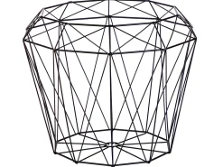 Beliani Sivupoyta Metalli Säilytystila Musta Elida Shop