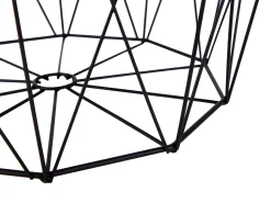 Beliani Sivupoyta Metalli Säilytystila Musta Elida Shop