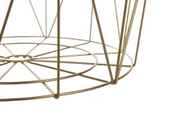 Beliani Sivupoyta Metalli Säilytystila Kulta Lanark Cheap