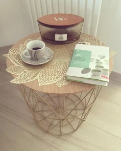 Beliani Sivupoyta Metalli Säilytystila Kulta Lanark Cheap