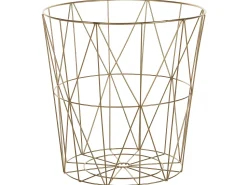 Beliani Sivupoyta Metalli Säilytystila Kulta Lanark Cheap