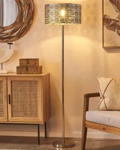 Beliani Sivupoyta Metalli Säilytystila Valkoinen Elida Shop