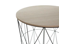 Beliani Sivupoyta Metalli Säilytystila Musta Lanark Shop