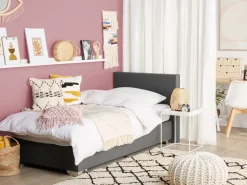 Beliani Sivupoyta Metalli Valkoinen Saxon Cheap