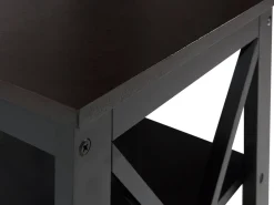 Beliani Sivupoyta Musta Foster Sale