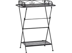 Beliani Sivupoyta Rauta Musta Ancud Hot