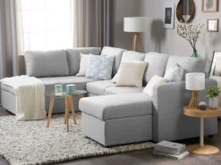 Beliani Sivupoyta Säilytystila Vaalea Puu/Valkoinen Oregon Outlet