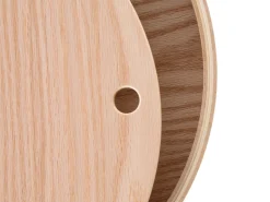 Beliani Sivupoyta Säilytystila Vaalea Puu/Valkoinen Oregon Outlet