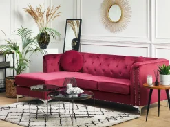 Beliani Sivupoyta Tiikki Tumma Puu/Musta Detah Online