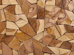 Beliani Sivupoyta Tiikki Vaalea Puu Thorsby Sale