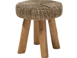 Beliani Sivupoyta Tiikki Vaaleanruskea Kelsey Discount