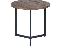 Beliani Sivupoyta Tumma Puu/Musta Tippo Cheap