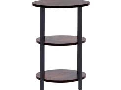 Beliani Sivupoyta Tumma Puu/Musta Tolar Online