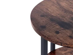 Beliani Sivupoyta Tumma Puu/Musta Tolar Online