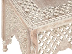 Beliani Sivupoyta Vaalea Mangopuu Kadma Outlet