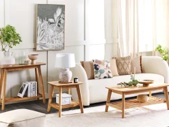 Beliani Sivupoyta Vaalea Puu Tulare Cheap