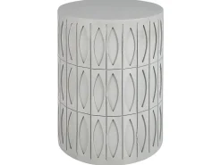 Beliani Sivupoyta Vaaleanharmaa Deara Best Sale