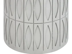 Beliani Sivupoyta Vaaleanharmaa Deara Best Sale