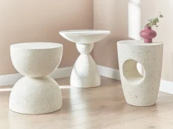 Beliani Sivupoyta Valkoinen Edolo Clearance