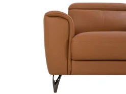 Beliani Sohva Nahkainen Ruskea Narwik Fashion